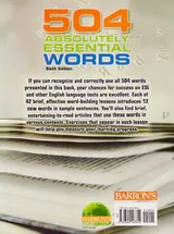504 ABSOLUTE ESSENTIAL WORDS